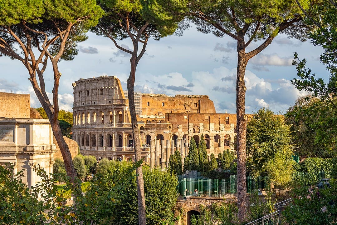 The Colosseum in Rome, Italy