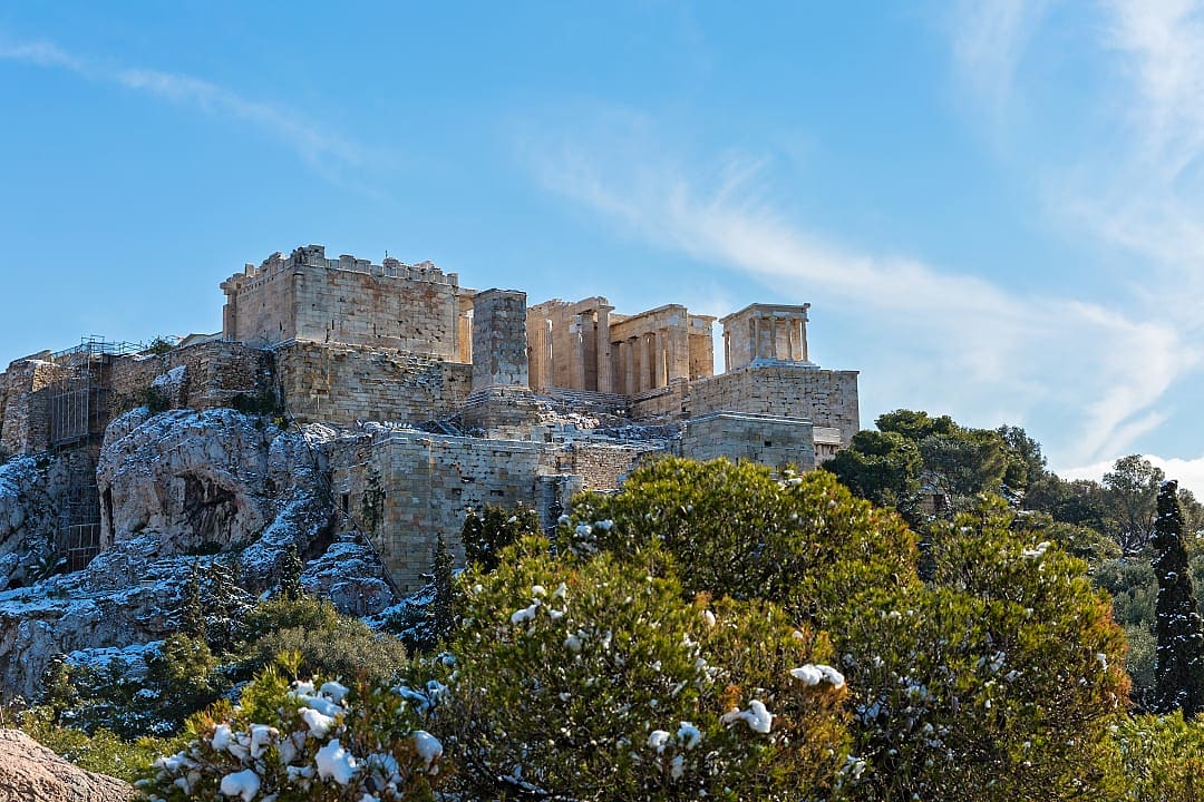 The Acropolis in Athens, Greece