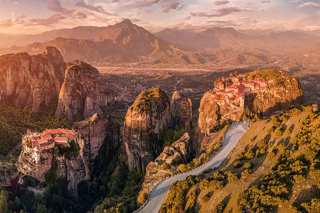 Monasteries at Meteora, Greece