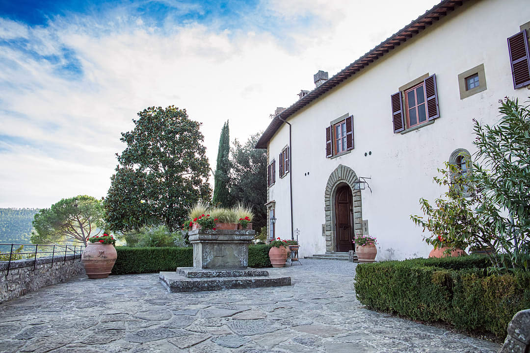 Castello di Vicchiomaggio, Greve, Italy. 