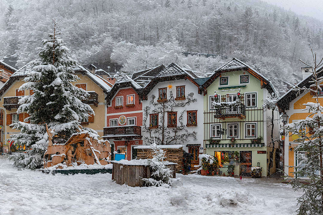 Salzburg during Christmas season