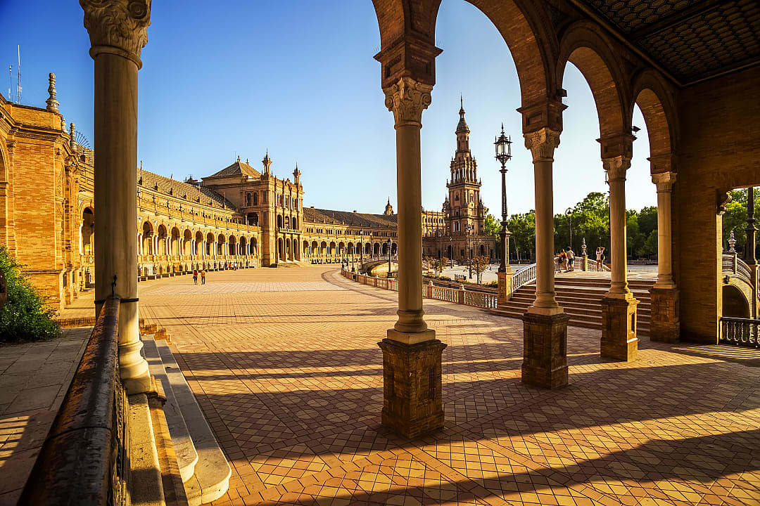 Spanish Square in Seville, Spain