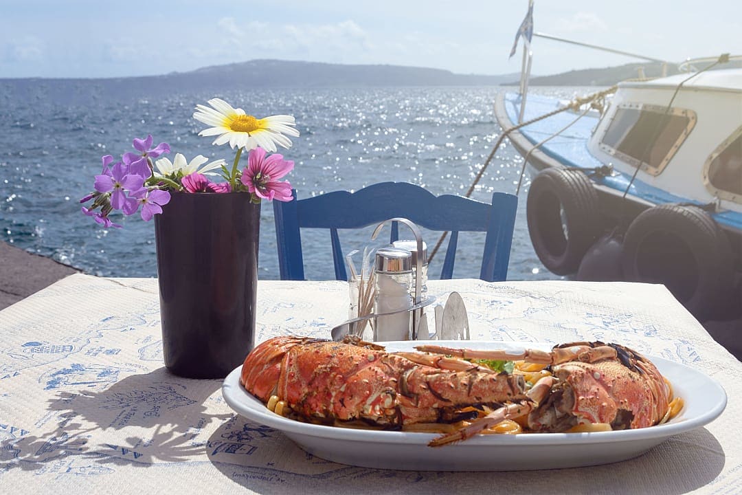 Traditional Lobster Spaghetti.