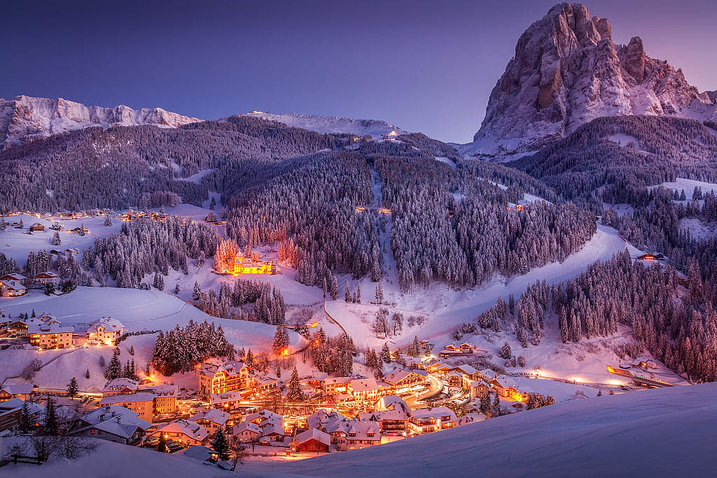 Val Gardena in the Dolomites