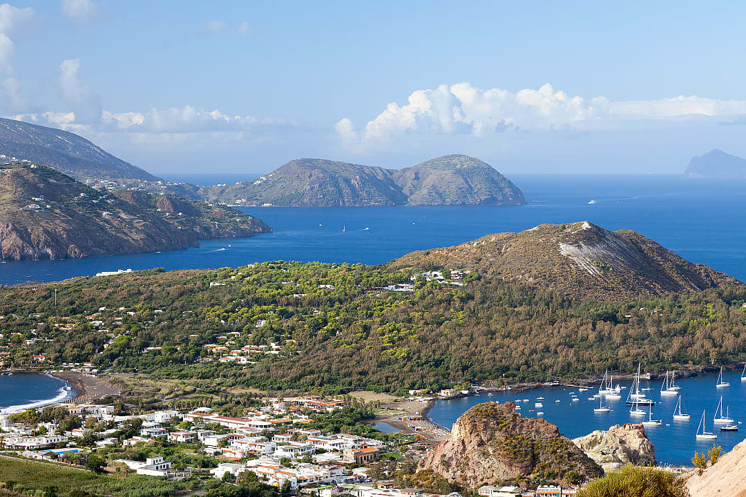 Lipari Island, one of the Aeolian Islands in Italy