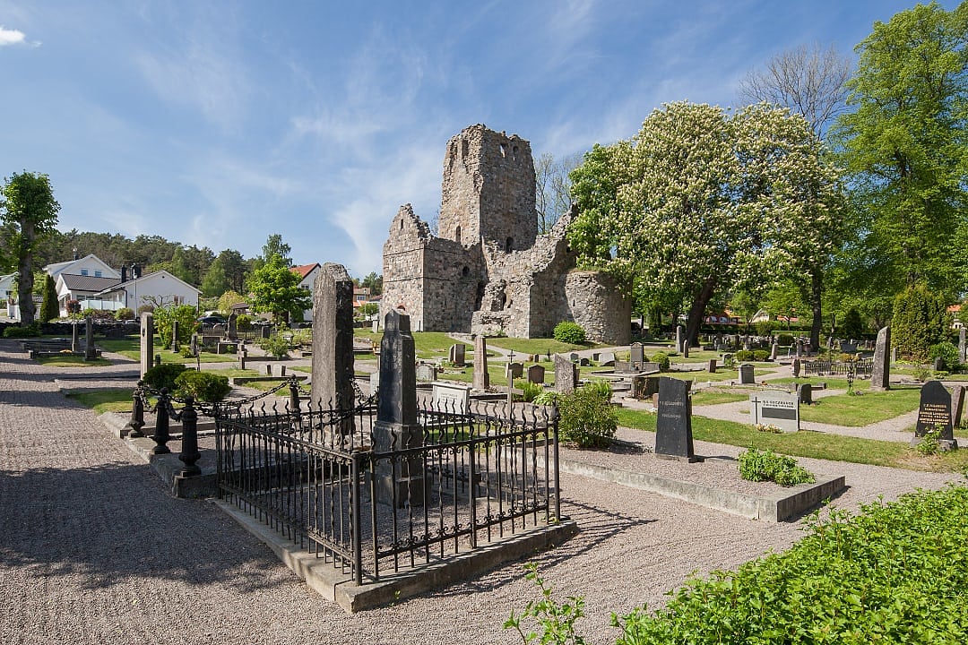 St. Olof's Church ruins in Sigtuna, Sweden