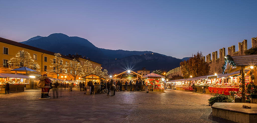 Christmas market in Trento, Italy
