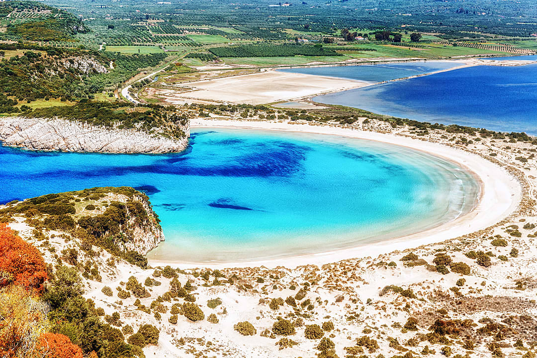  Voidokilia Beach, Messinia, Greece