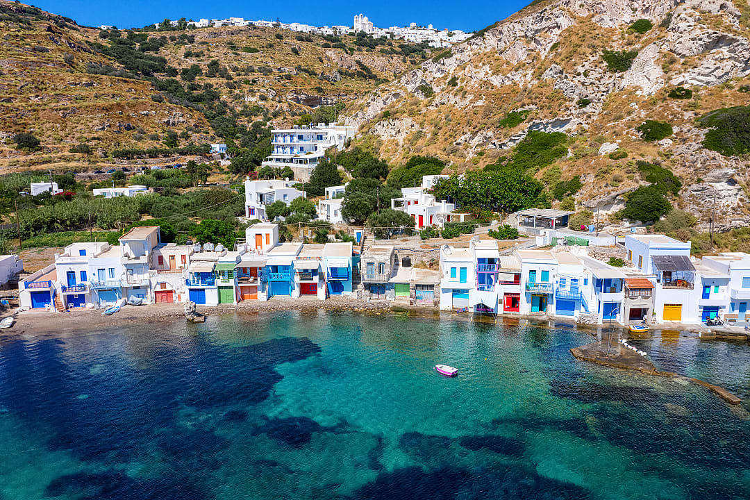 Klima Village on Milos island, Greece