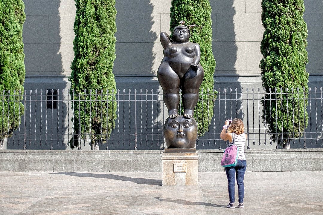 Sculpture in Plaza Botero, Medellin, Colombia