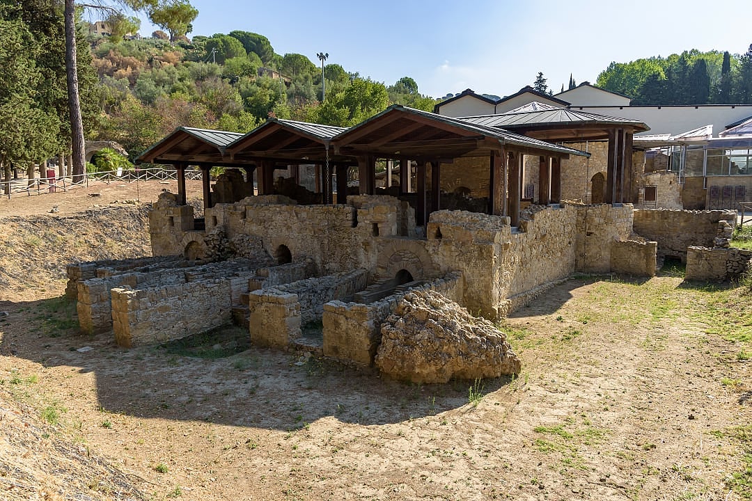 Villa Romana del Casale ruins in Sicily, Italy