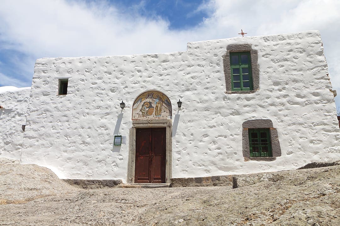 Cave of the Apocalypse in Patmos, Greece