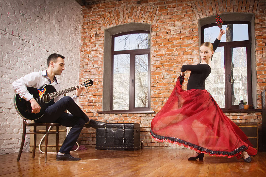 Flamenco class in Seville, Spain