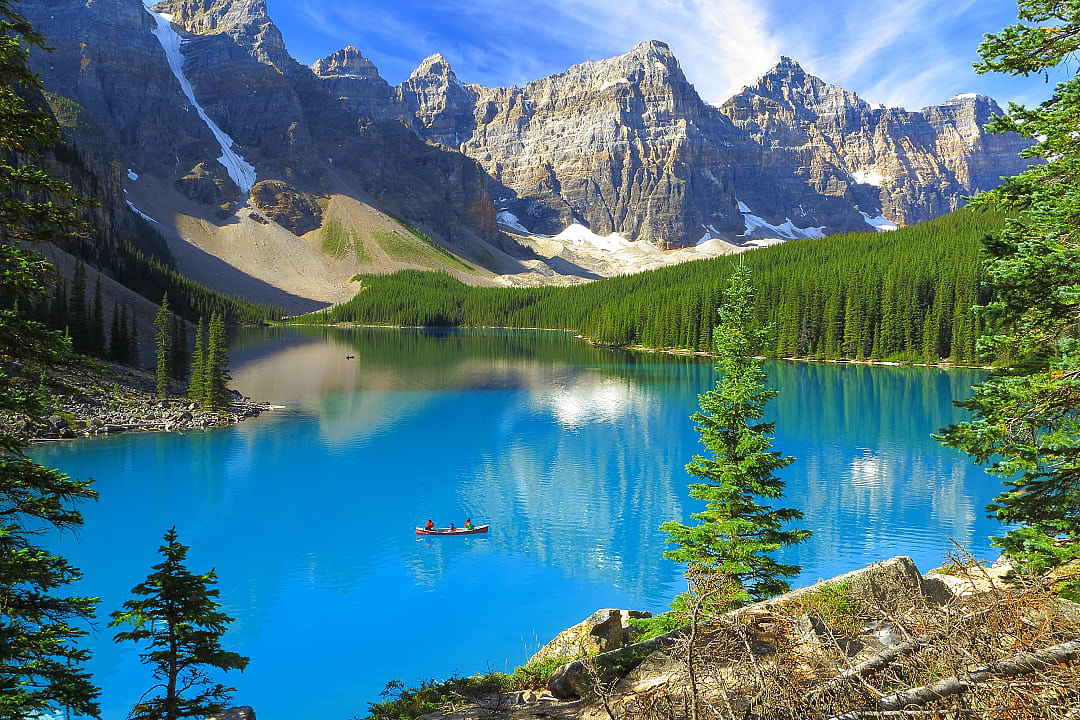 Banff National Park in Canada.