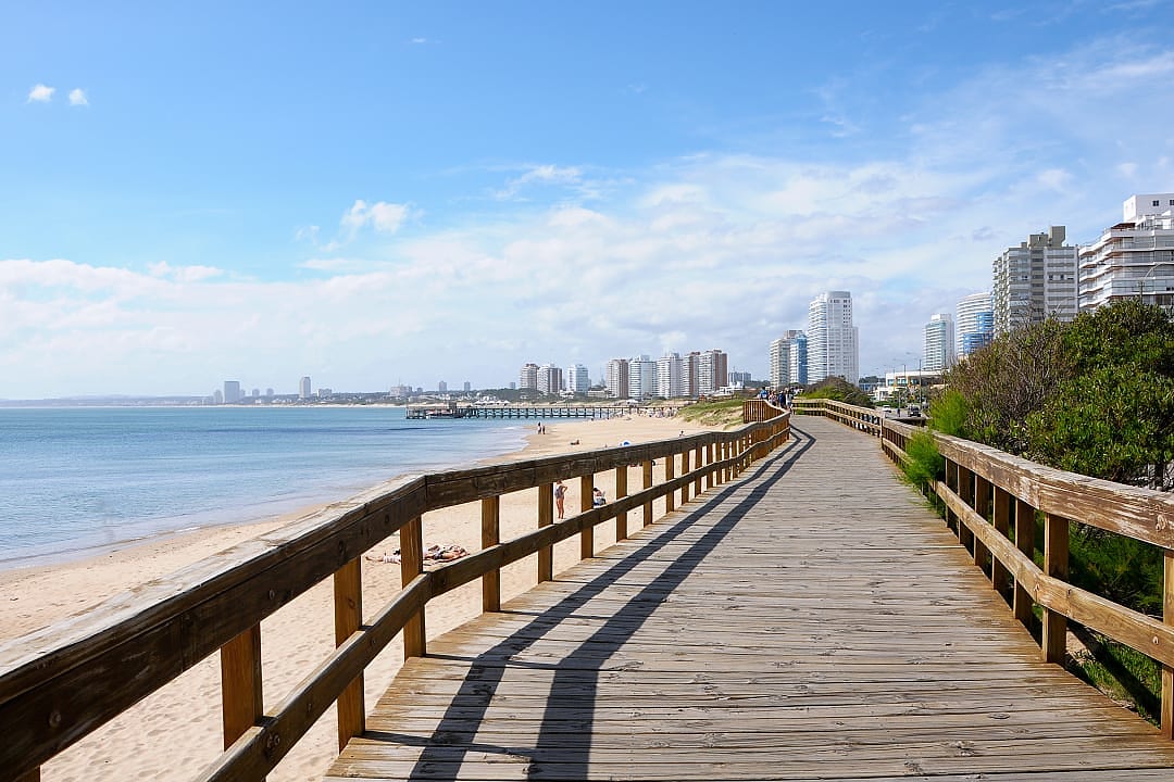 Promenade in Puta del Este, Uruguay