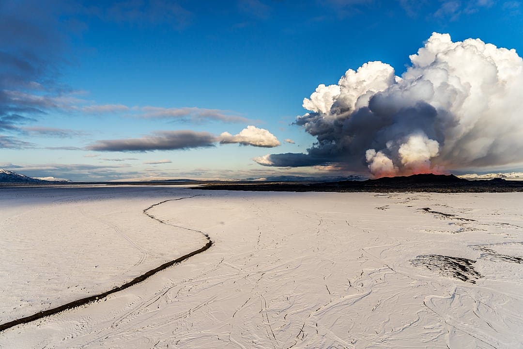 Bárðarbunga Volcano Eruption in Vatnajökull National Park, Iceland