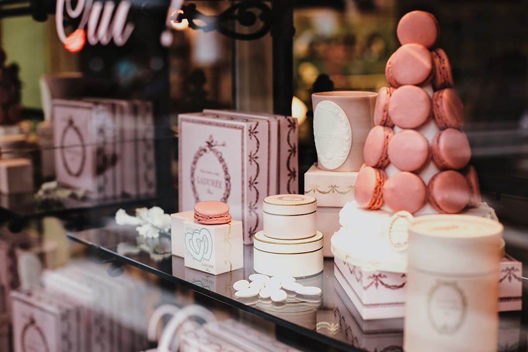 Pastry shop in Paris, France.