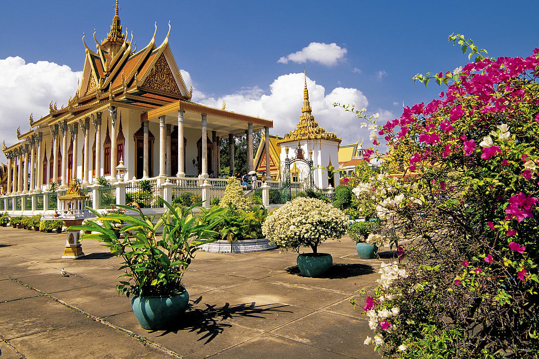 Royal Palace in Phnom Pehn, Cambodia