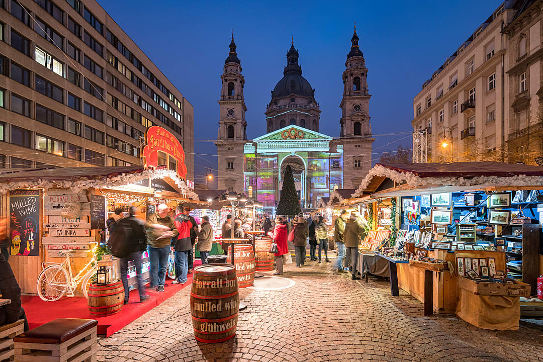 Christmas market in Budapest, Hungary