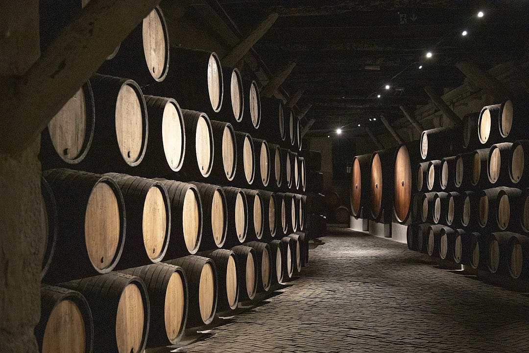 Wine cellar in Porto, Portugal.