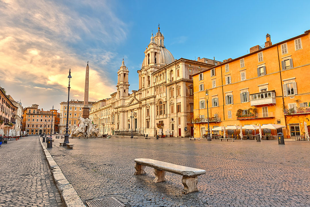 Piazza Navona in Rome, Italy