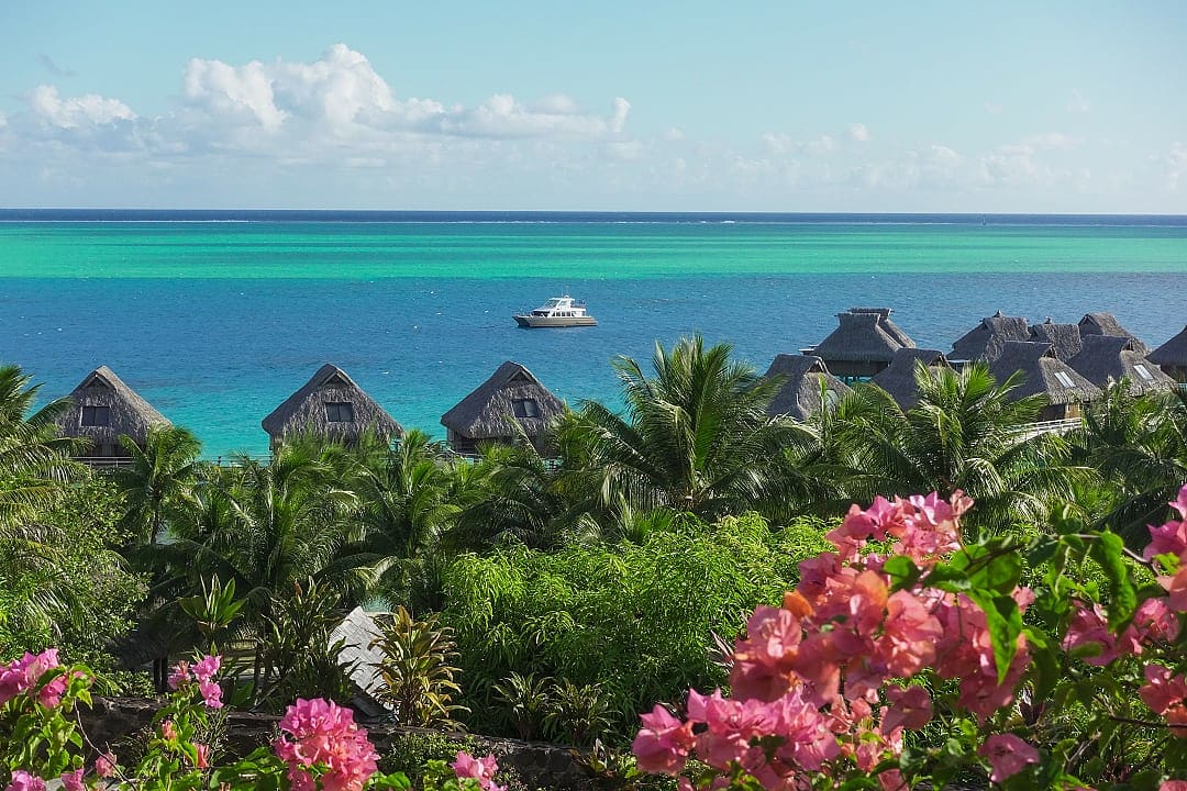 Overwater Bungalows in Bora, French Polynesia Bora,