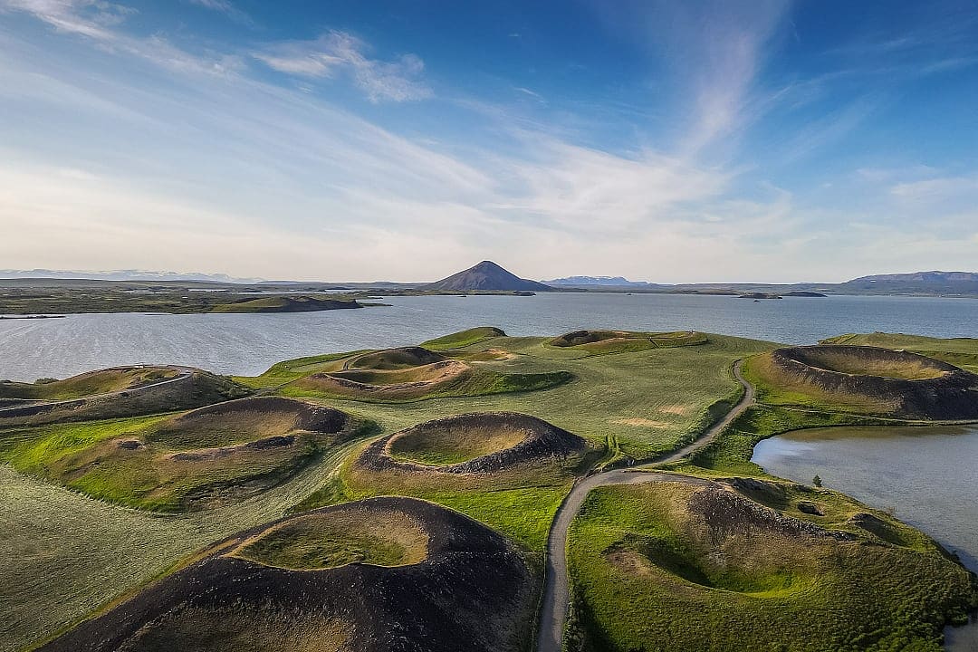 Lake Mývatn in North Iceland.