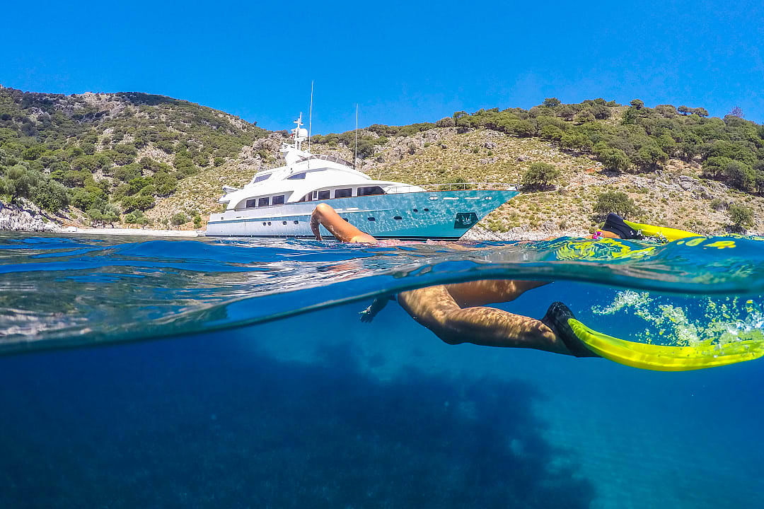 Mediterranean island in Turkey.