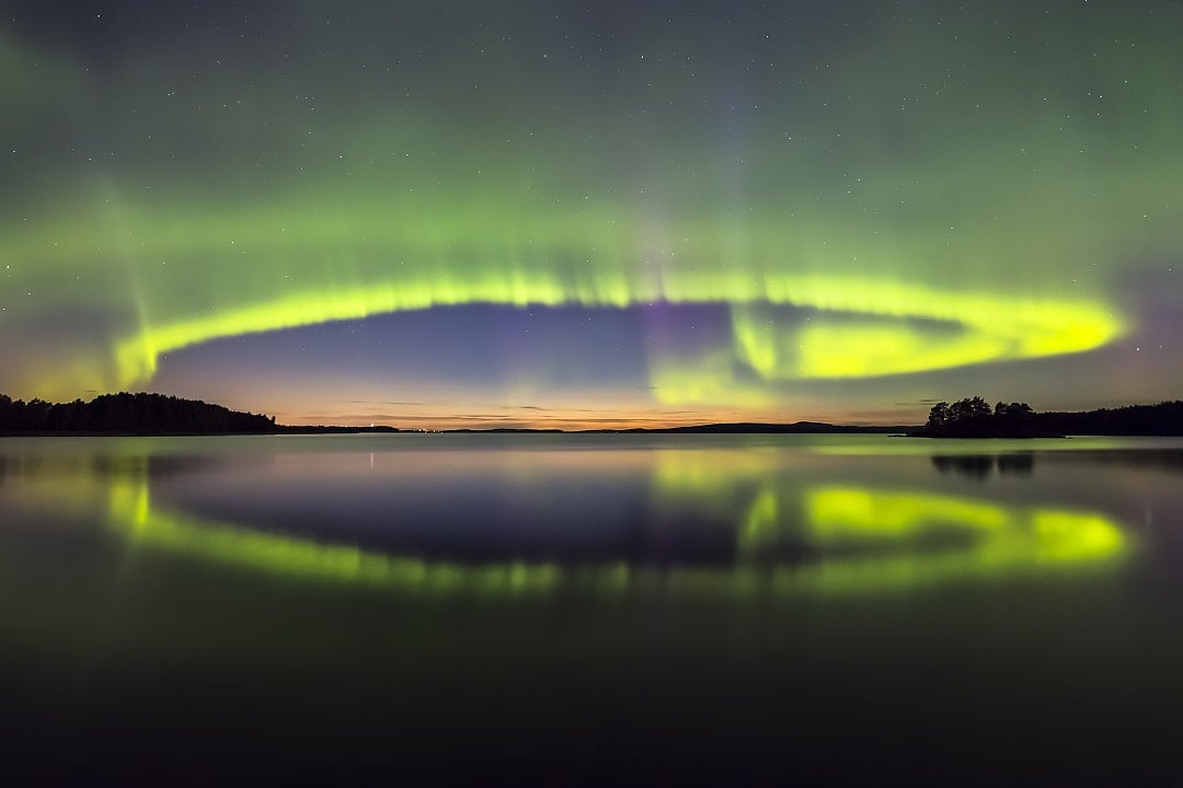 Northern lights in Finland