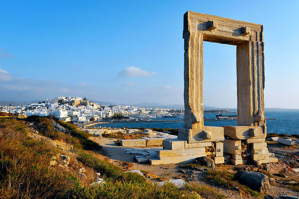 Temple of Apollo on the island of Naxos, Greece.