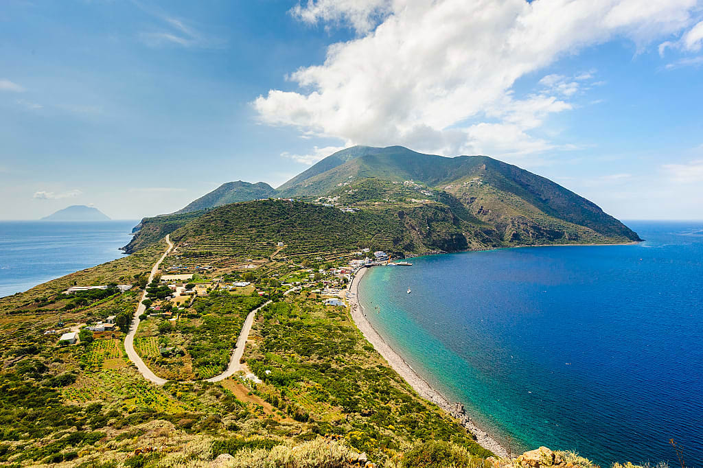 Aeolian island of Filicudi in Sicily, Italy