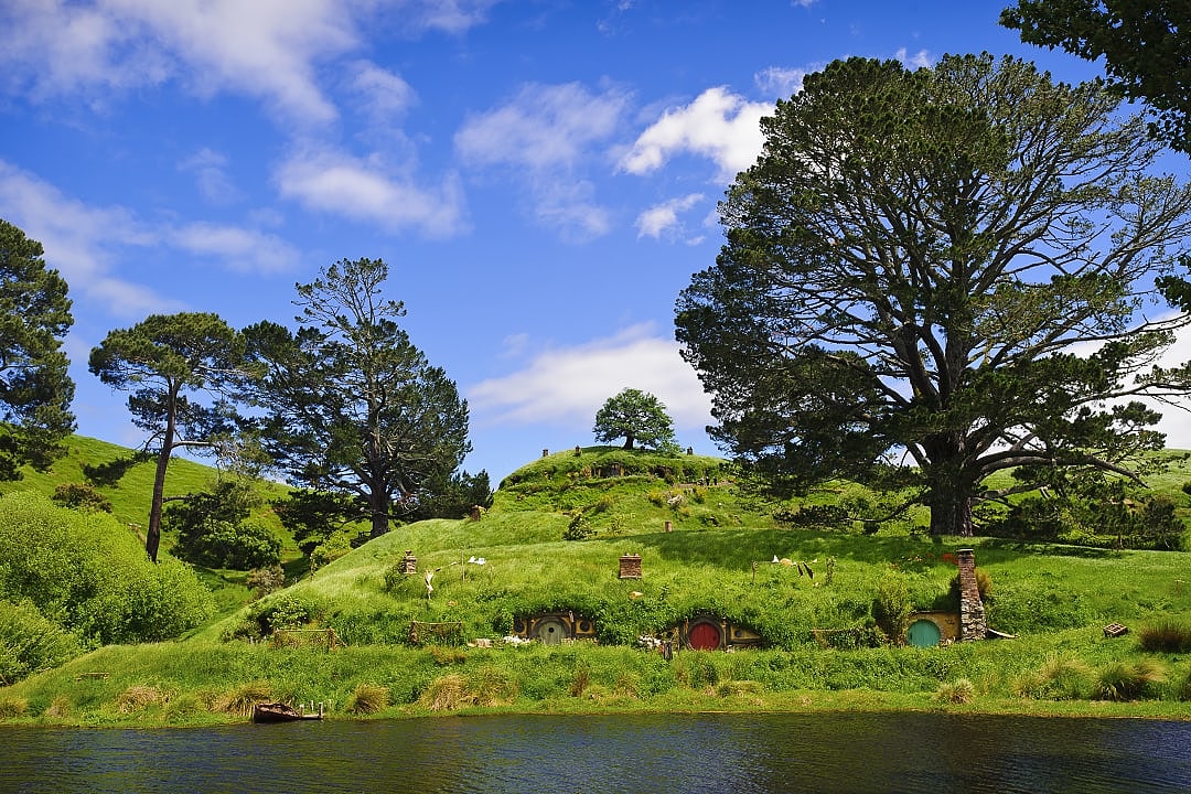 Hobbiton™ in Matamata, New Zealand. Photo courtesy of New Zealand Tourism/Ian Brodie
