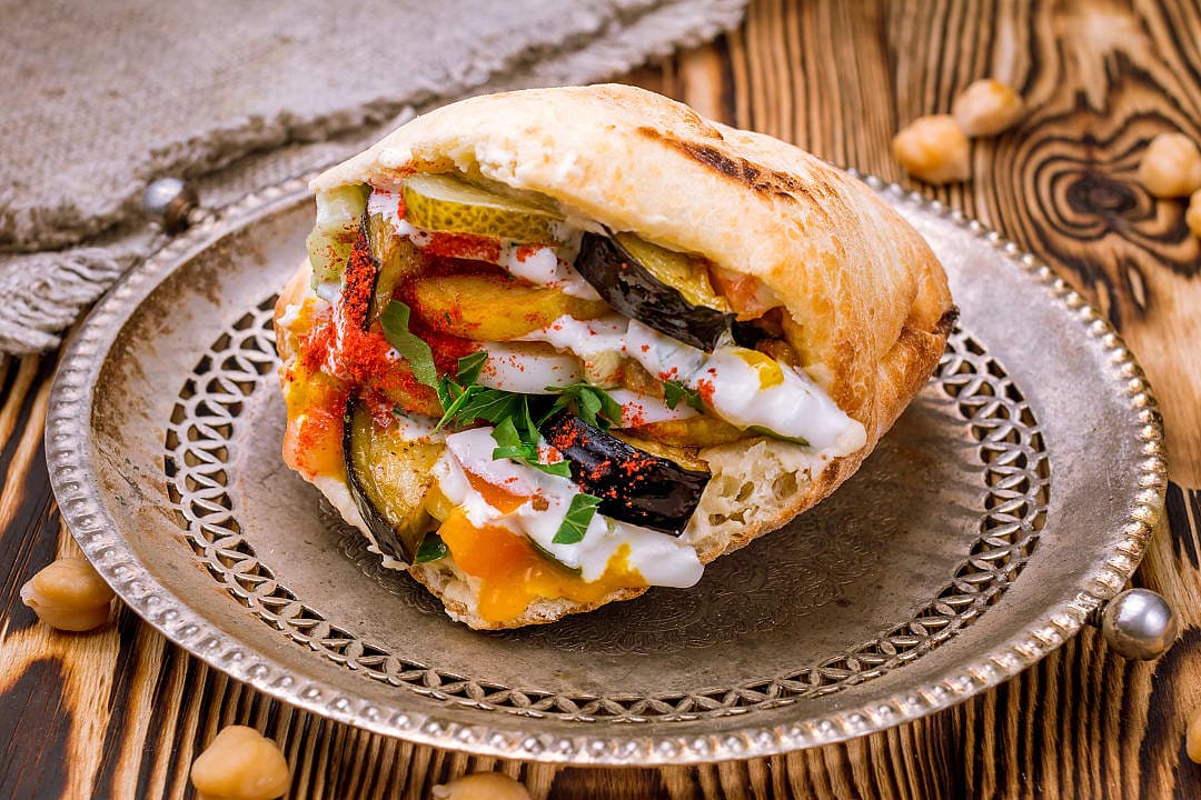 Sabith Pita served at a restaurant in Tel Avid, Israel