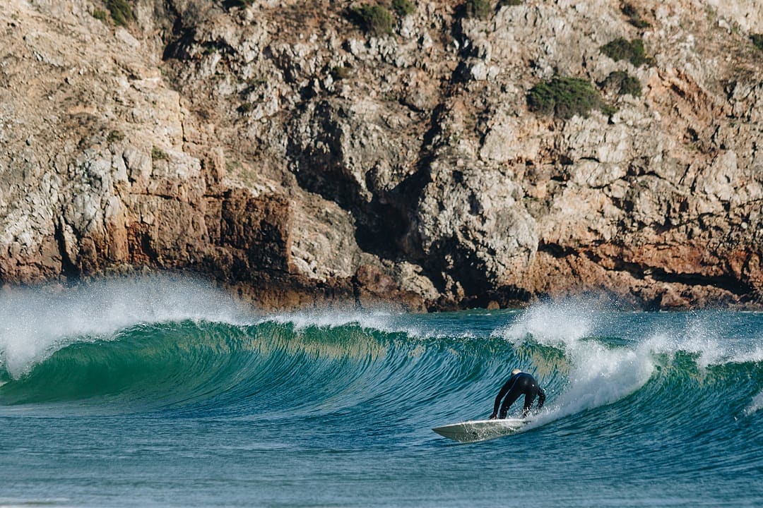 Surfing in Portugal