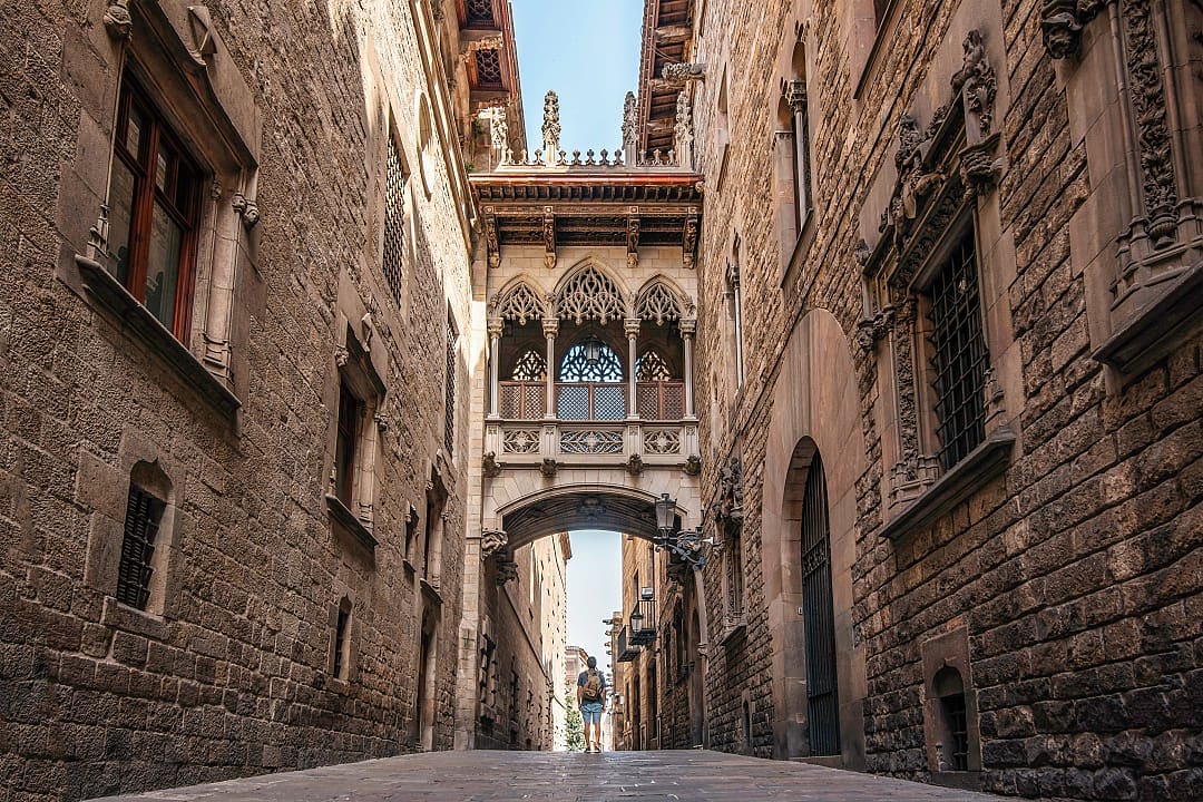 Gothic Quarter in Barcelona