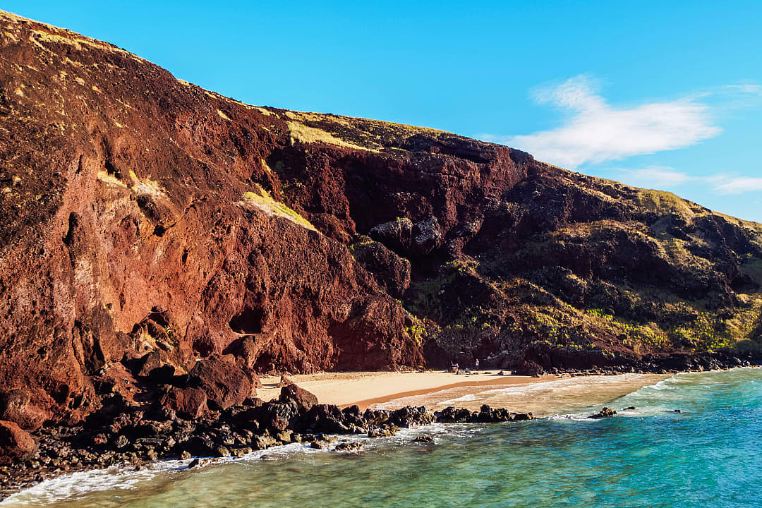 Ovahe Beach on Easter Island, Chile