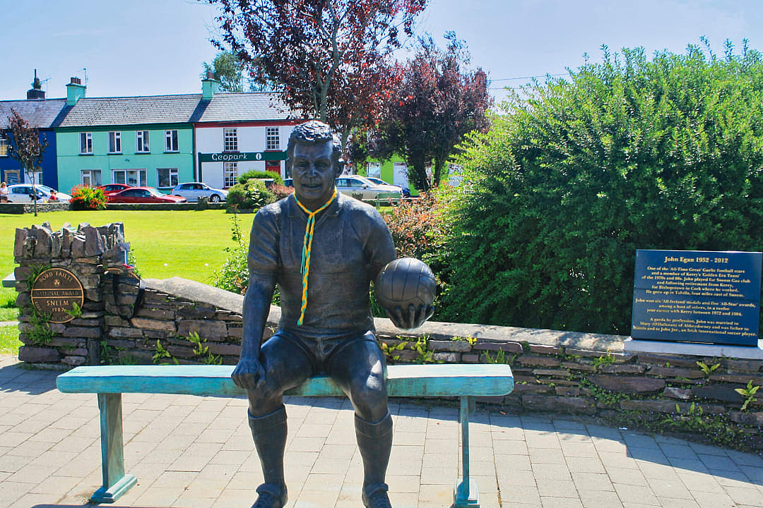 John Egan Statue in Sneem, County Kerry, Ireland. Photo courtesy of Fáilte Ireland