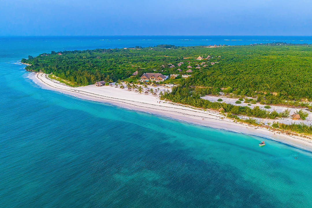 Paje Beach in Zanzibar, Africa.