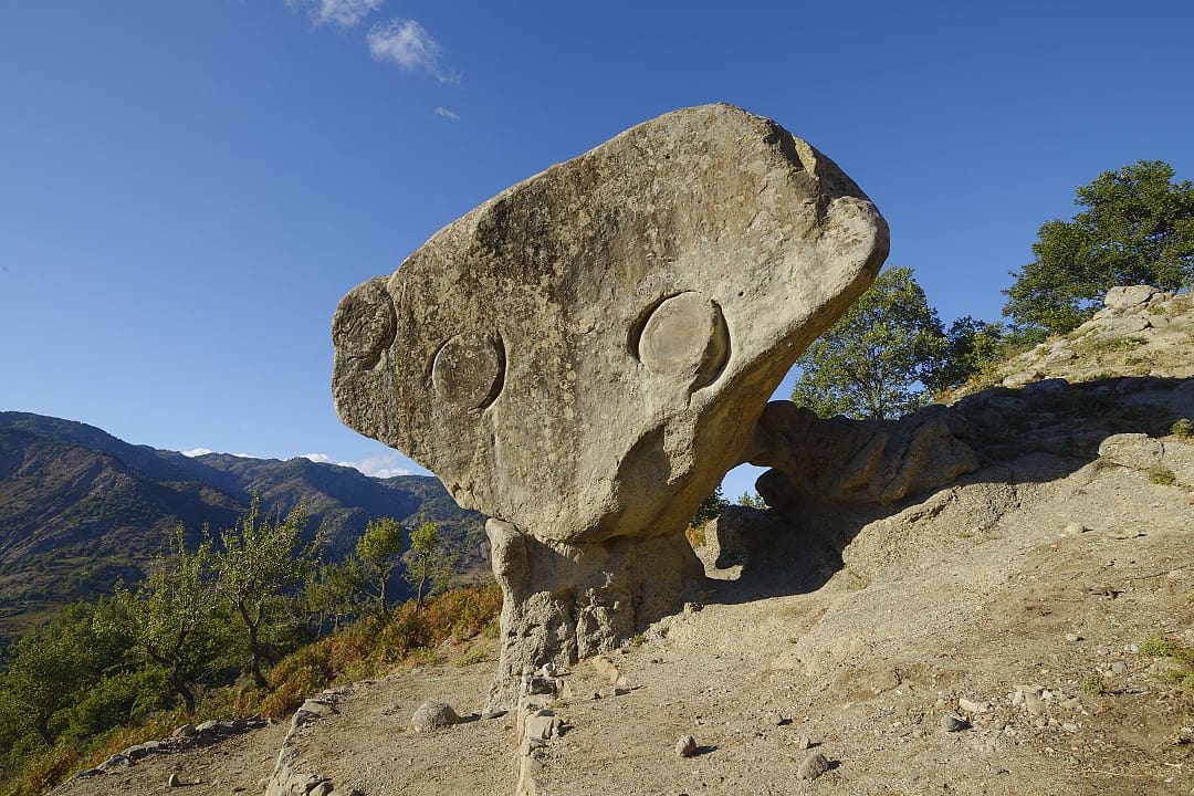 Rocca tu Dracu Ghorio di Roghudi in Aspromonte National Park, Calabria