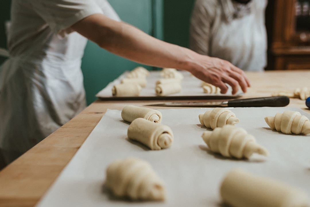 A baking class taking place in Paris.