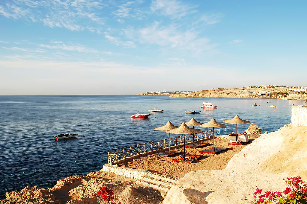 Red Sea coast in Sharm al-Sheikh, Egypt