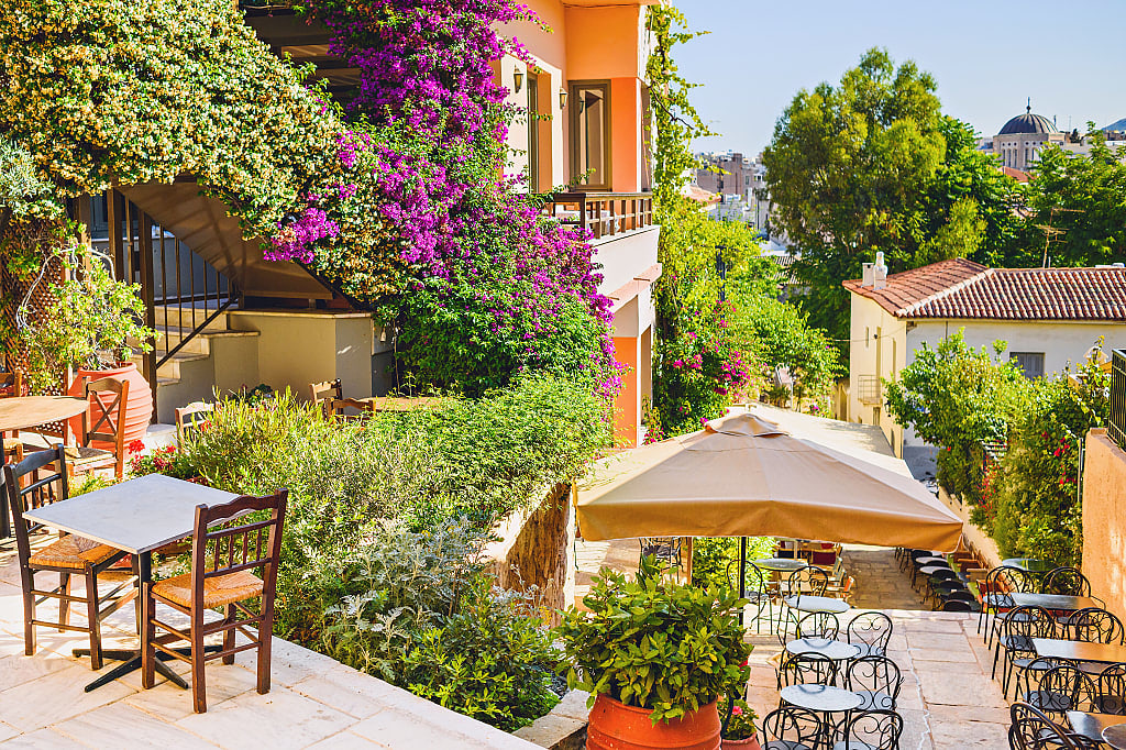 Plaka - the oldest district of Athens, Greece
