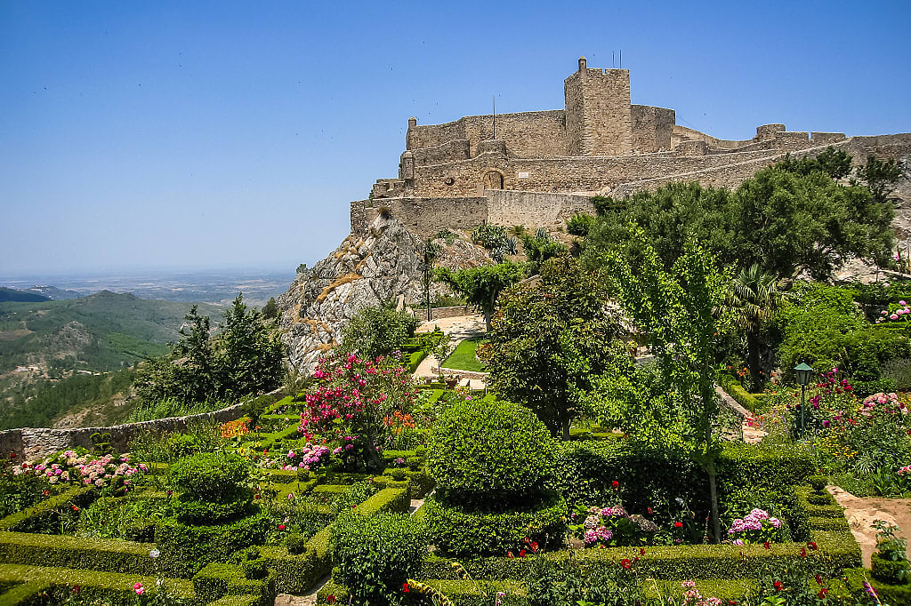 Medieval Castle of Marvão in the civil parish of Santa Maria de Marvão, Portugal