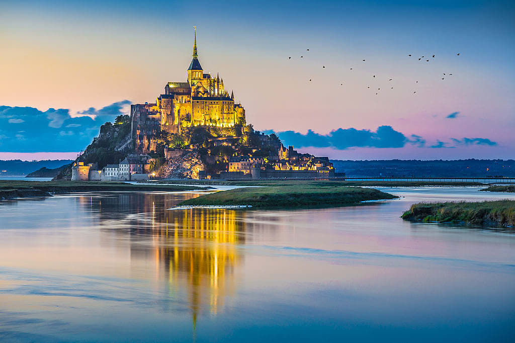 Mont Saint-Michel in Normandy, France