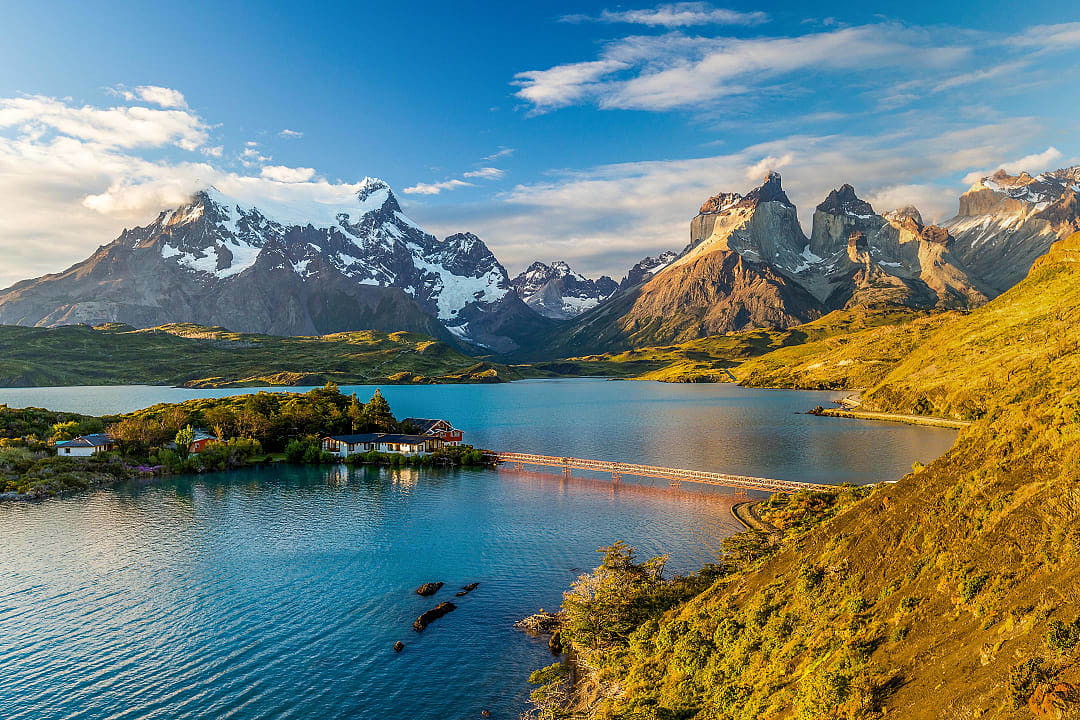 Lake Pehoé in Torres del Paine National Park.