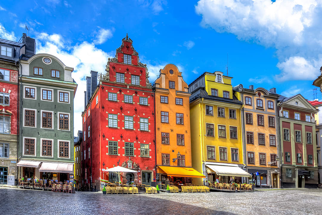 Gamla Stan District in Stockholm, Sweden