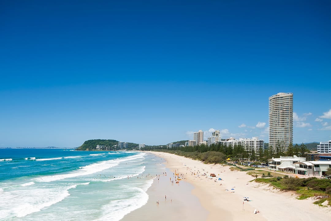 Burleigh Head National Park on the Gold Coast in Queenland, Australia