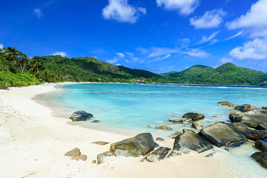 Petite Anse Beach on Mahe Island, Seychelles