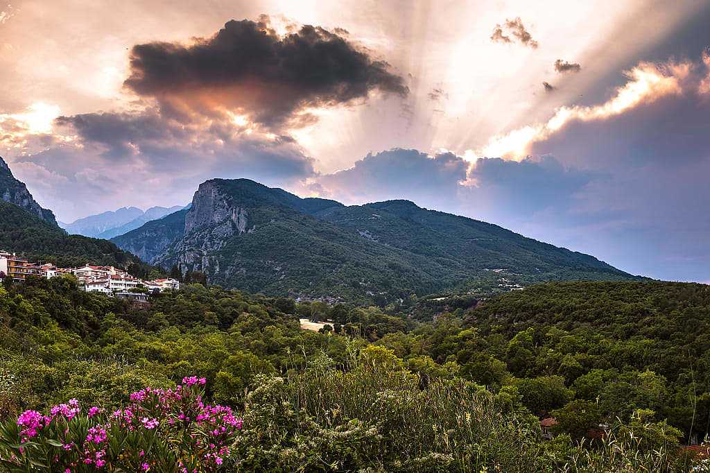 Mount Olympus in Greece