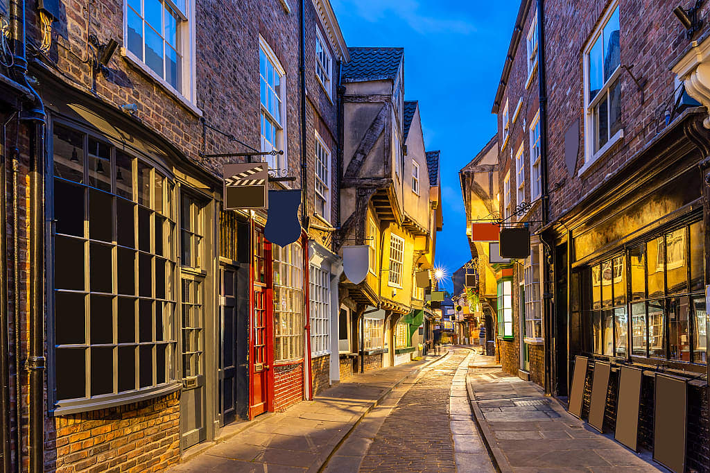 The Shambles in York, England